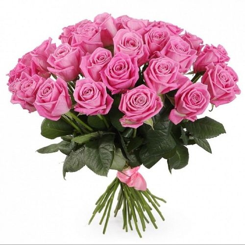 Заказать букет из 35-ти розовых роз с доставкой по Агинскому Бурятскому АО